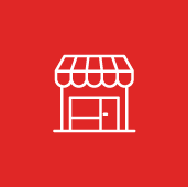 Business store front icon